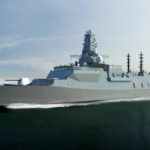 Navy frigate