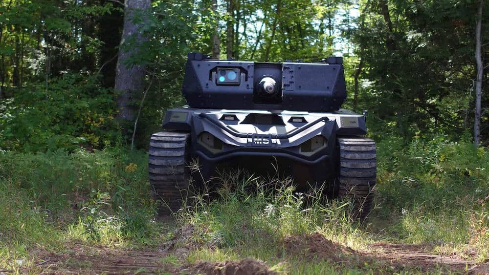 Veículo terrestre não tripulado militar Ripsaw M5