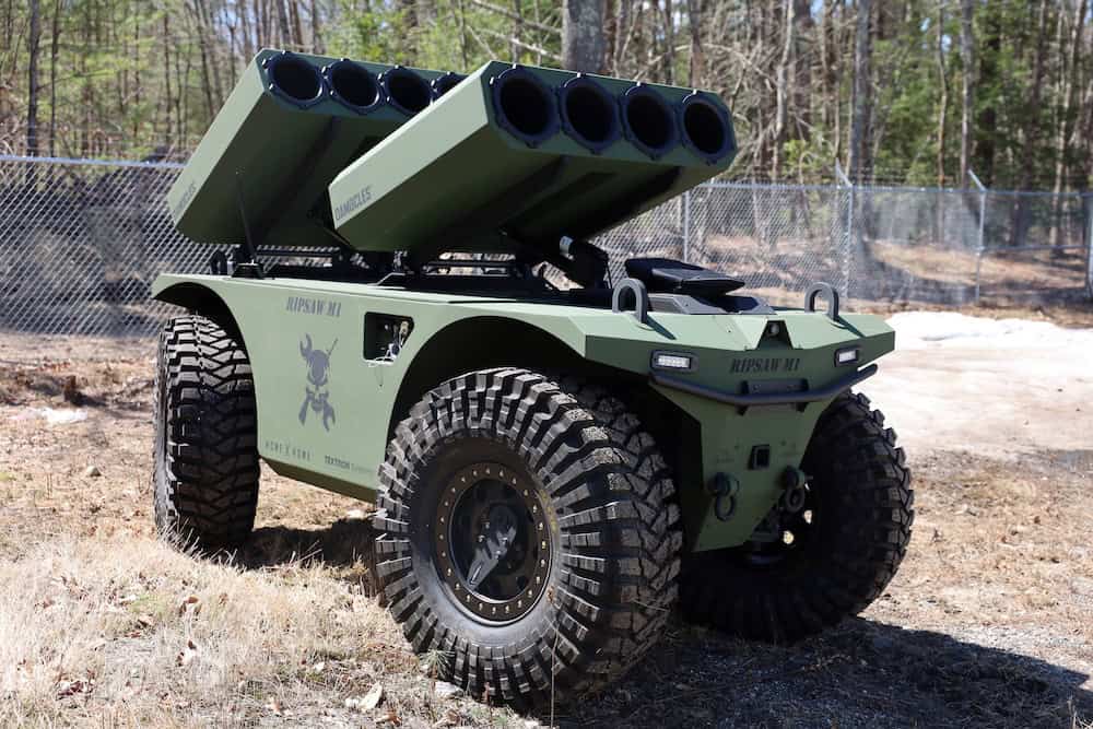 Textron's RIPSAW M1 Robotic Ground Vehicle