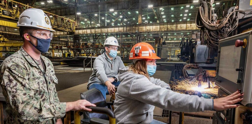 Huntington- Ingalls_Industries_Begins_Fabrication_of_Destroyer_Jeremiah_Denton_ DDG 129