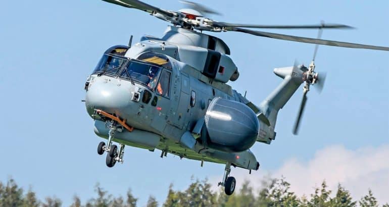 Royal-Navy’s-Merlin-Crowsnest-Helicopter