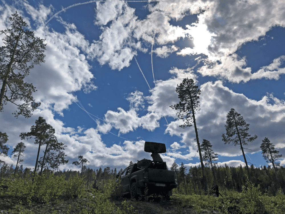 Saab Giraffe 1X radar and Command and Control systems