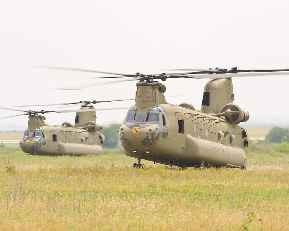 Boeing CH-47 Chinooks