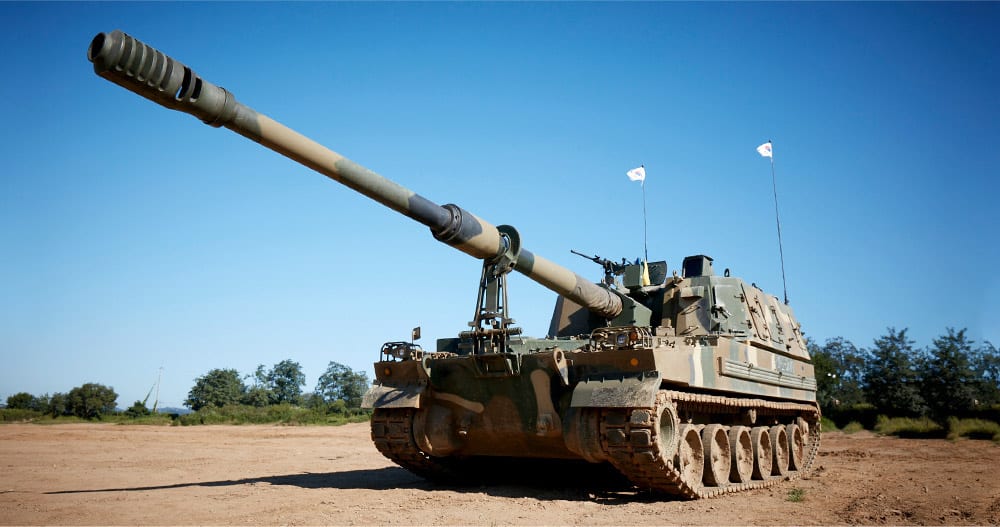 K9 Thunder self-propelled howitzer. (Photo: Hanwha Defense)