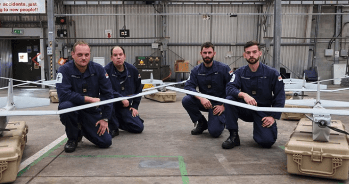 Puma Drones for Royal Navy