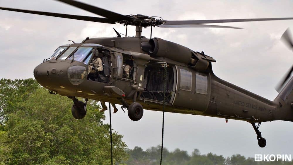 US Army helicopter