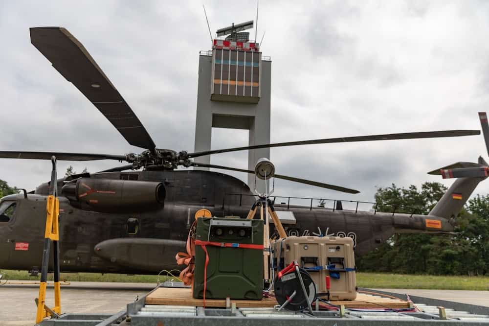 Rohde & Schwarz rotors on radio waves