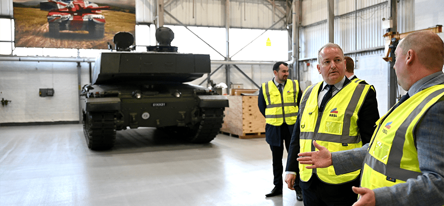 Groundbreaking Event for New Challenger 3 Turret Test Rig