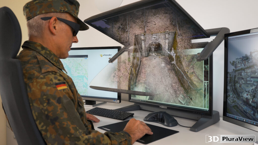 3D PluraView Monitors for military applications