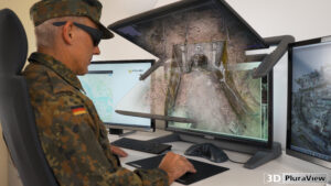 3D PluraView Monitors for military applications