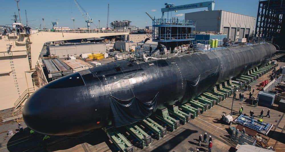 HII Virginia-Class Submarine Launched 