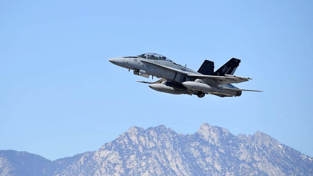 US Marine Corps F/A-18 Hornet Completes First Flight with GaN-AESA Radar