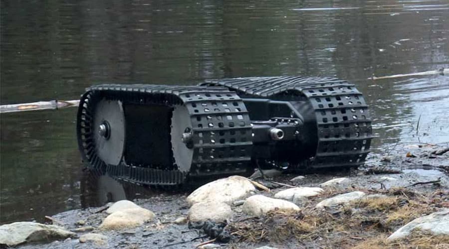 amphibious robot crawler