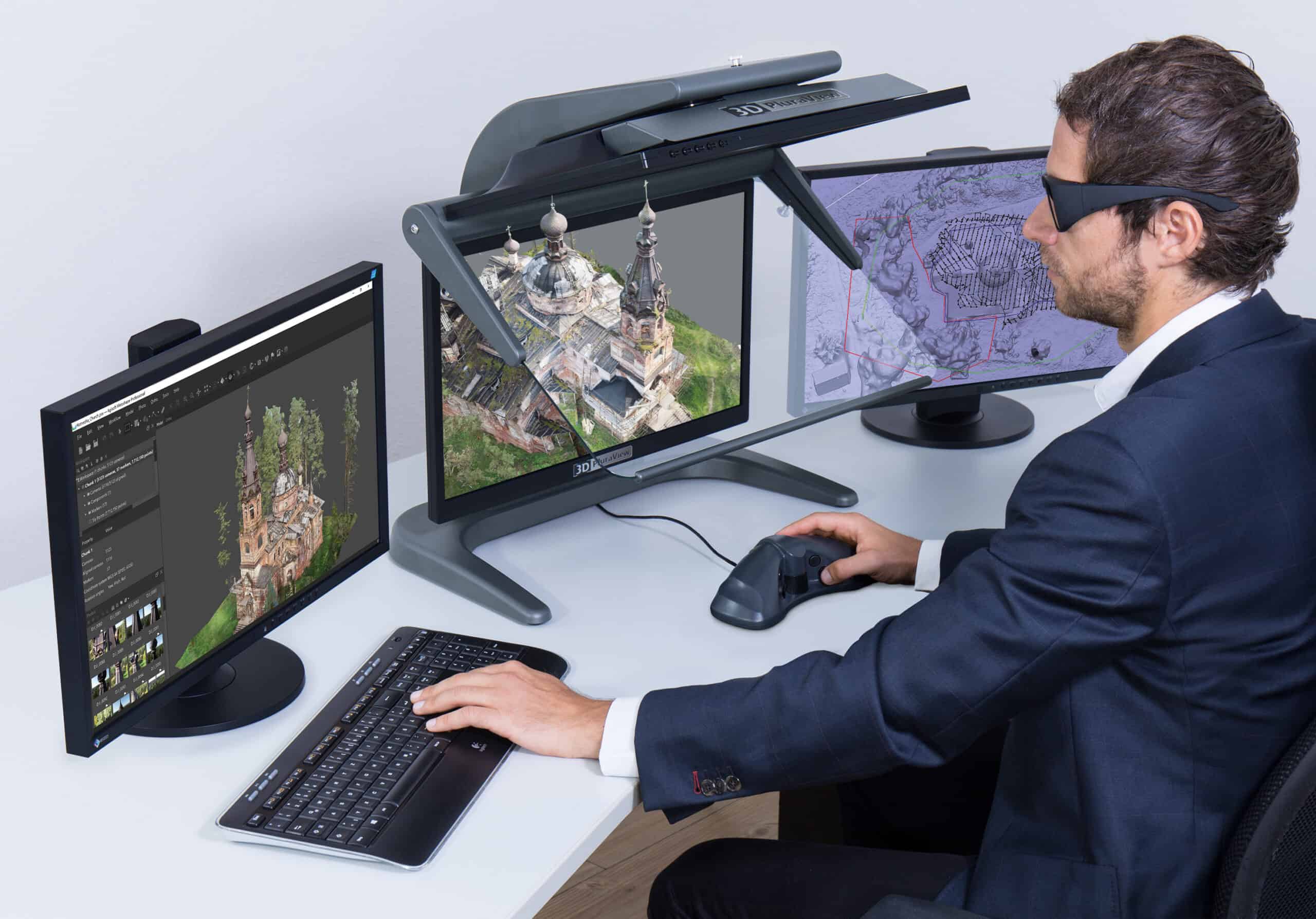 3D Monitors & Photogrammetry Software for Tactical UAS Applications