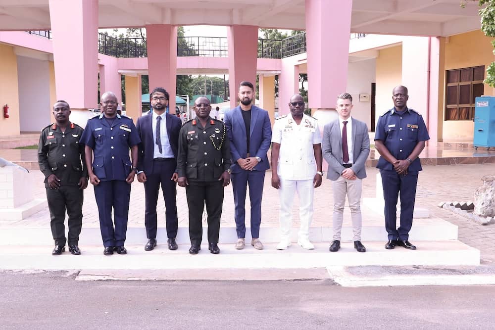 The Chiefs of the Ghanaian Armed Forces and event organizers Great Minds Event Management at Ghana Armed Forces headquarters for the second committee meeting.