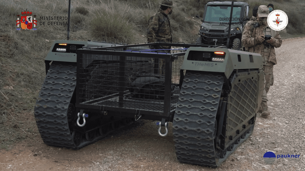 Spanish Army Receives First THeMIS UGV 