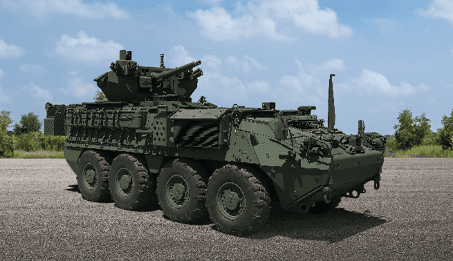 US Army Receives First Stryker With 30mm MCWS