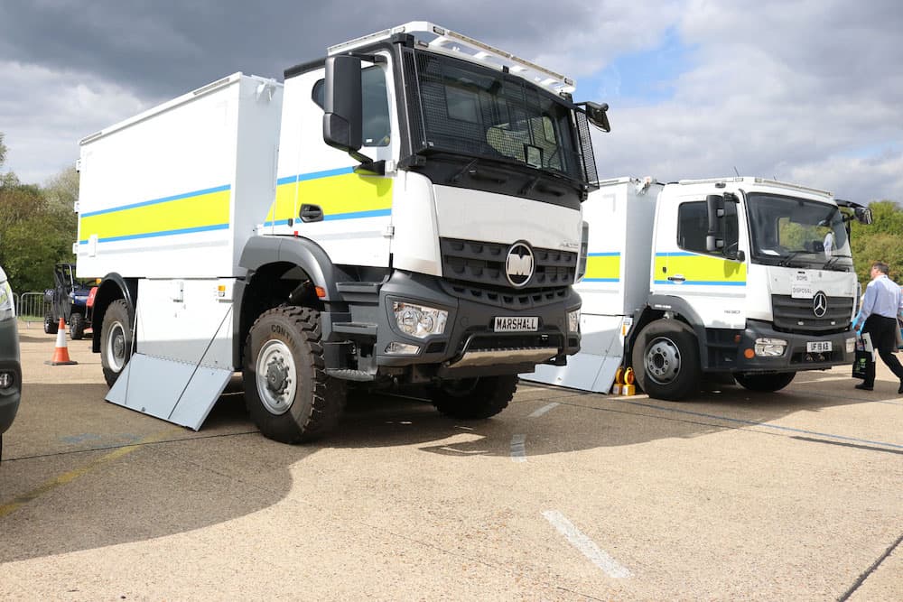 EOD ECM vehicles for UK MoD