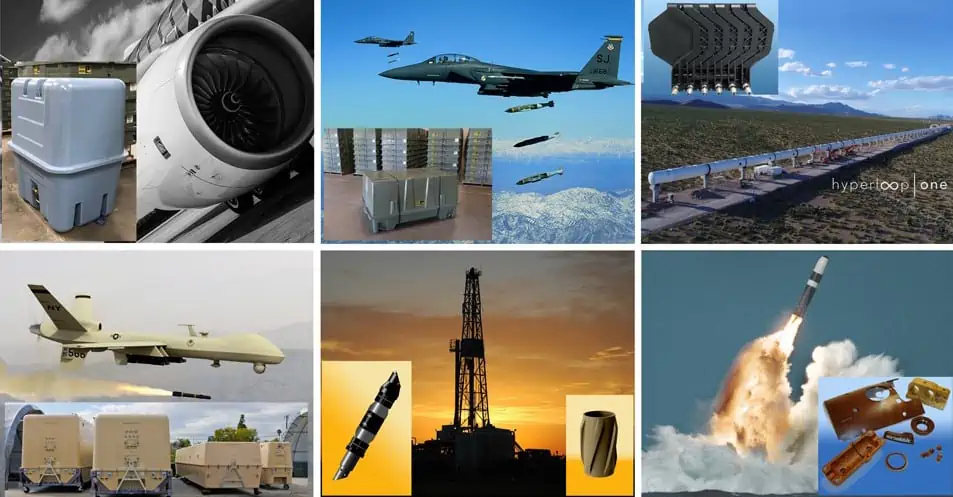 Custom Compounds & Molded Structures for Military, Defense & Aerospace Applications