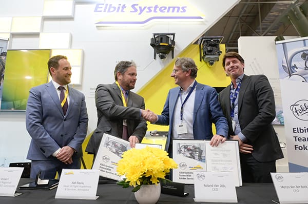 Elbit-Fokker-MoU-signing