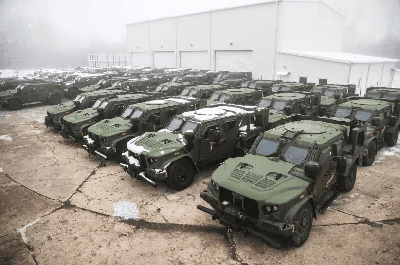 Lithuanian Armed Forces Receives 50 More JLTVs for Rapid Response Operations