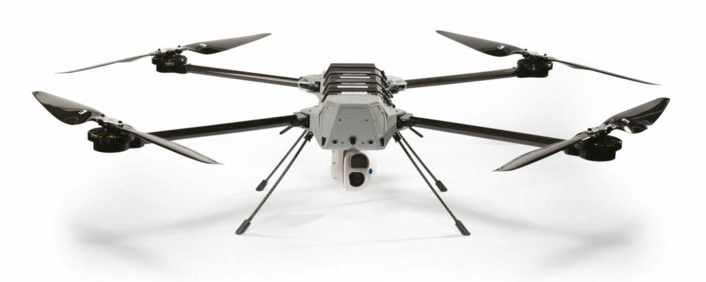 Heavy lift military recon drone