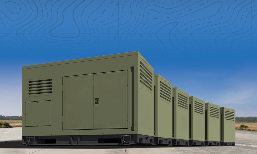 GM Defense Energy Storage System Rendering