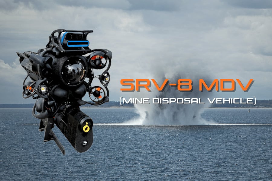 Mine Disposal ROV Launched by Oceanbotics