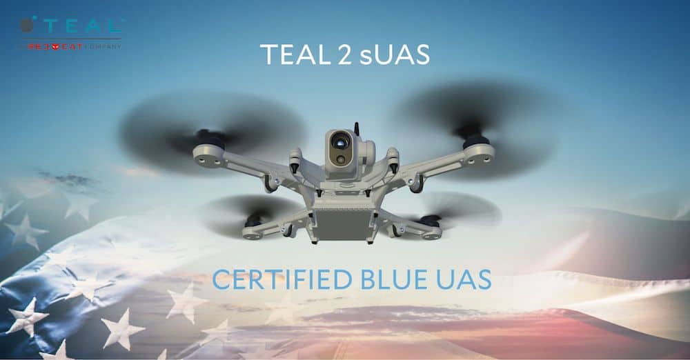 Teal 2 Military Drone Receives US DoD Blue UAS Approval