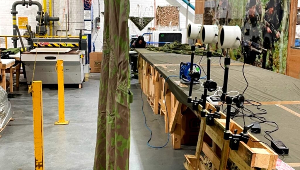 Military Camouflage Tested Using Thermal Inspection