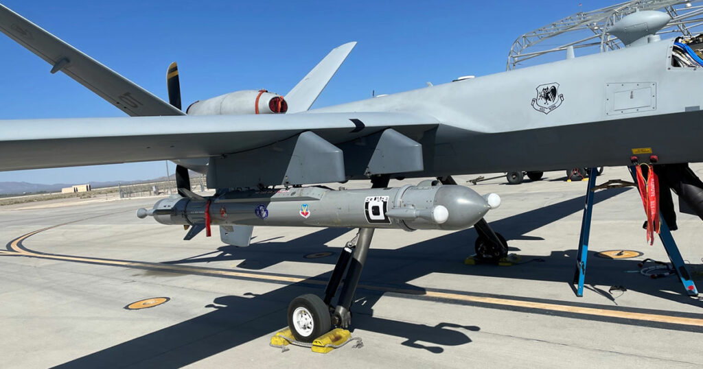 USAF aircraft fitted with an Angry Kitten ALQ-167 Electronic Warfare Countermeasure Pod