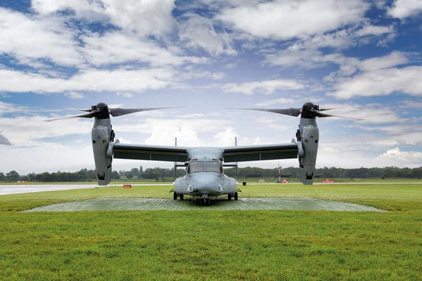 FAUN Trackway new helipad system at DSEI