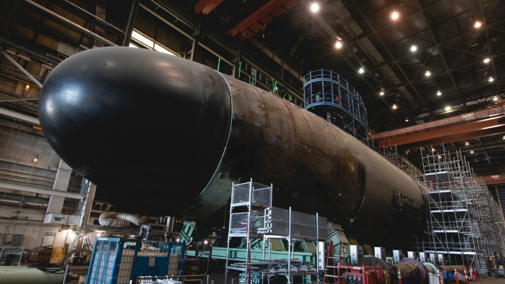 Virginia-Class Fast Attack Submarine Pressure Hull Complete