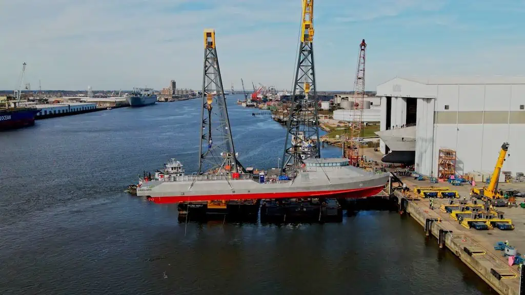 Latest Overlord USV Launched by U.S. Navy