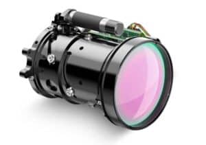 Long-Range MWIR Lens for Low-SWaP Drone Applications