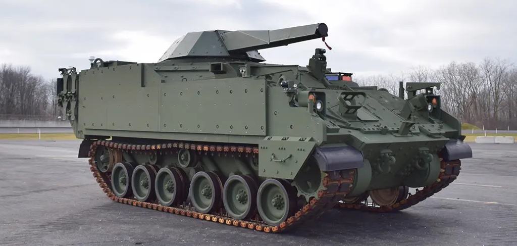 Prototype AMPV with Unmanned Turreted Mortar Capability Delivered