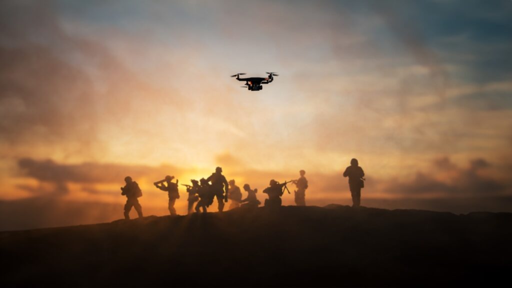 Operator Computers for Nano Drones in Battlefield Surveillance