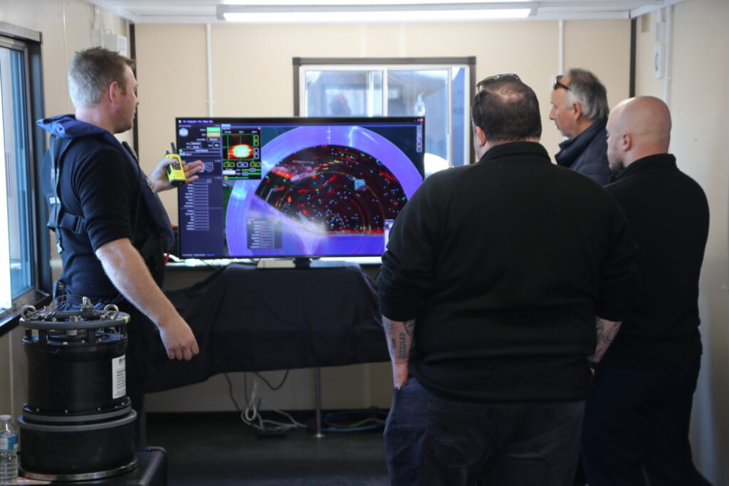 Intruder detection sonar from Wavefront Systems, Forcys' technology partner.