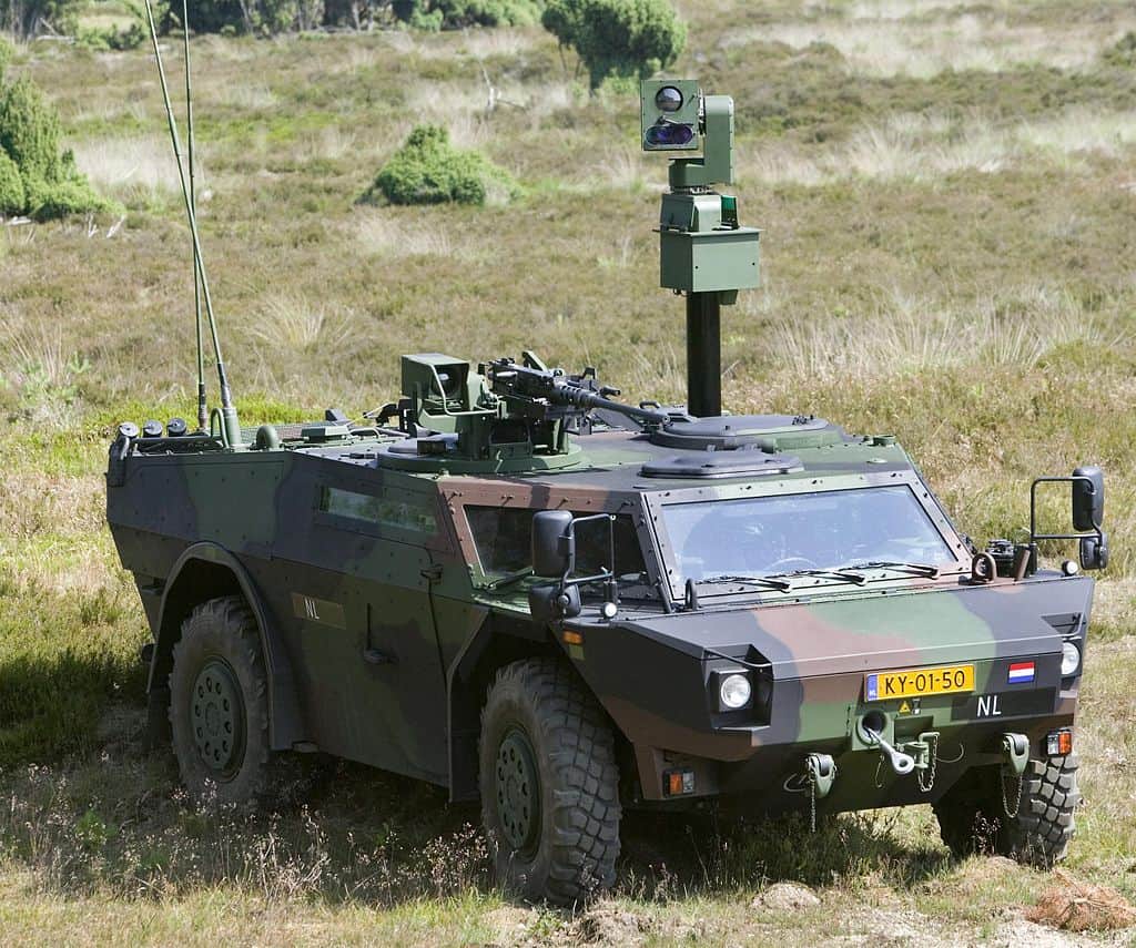 Fennek military vehicle
