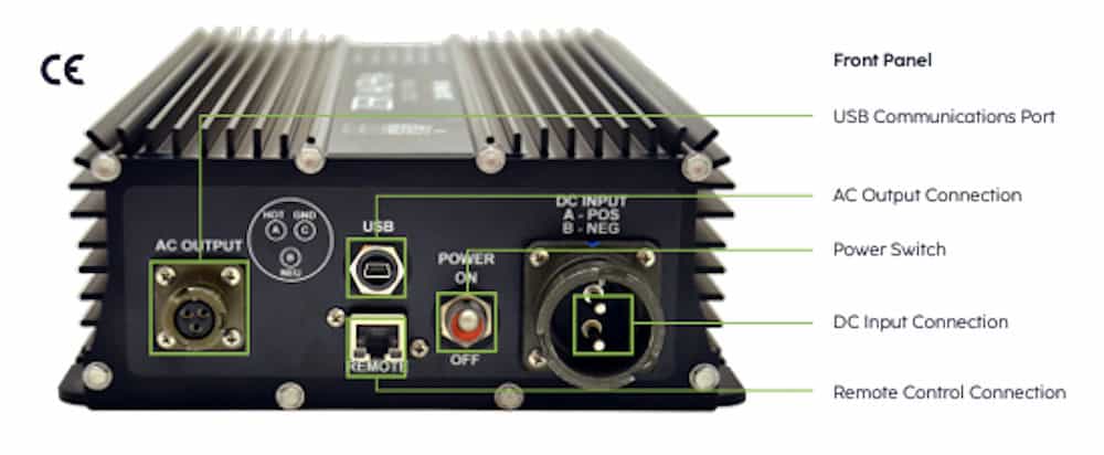 300w DC-AC IP65 Rugged Inverter