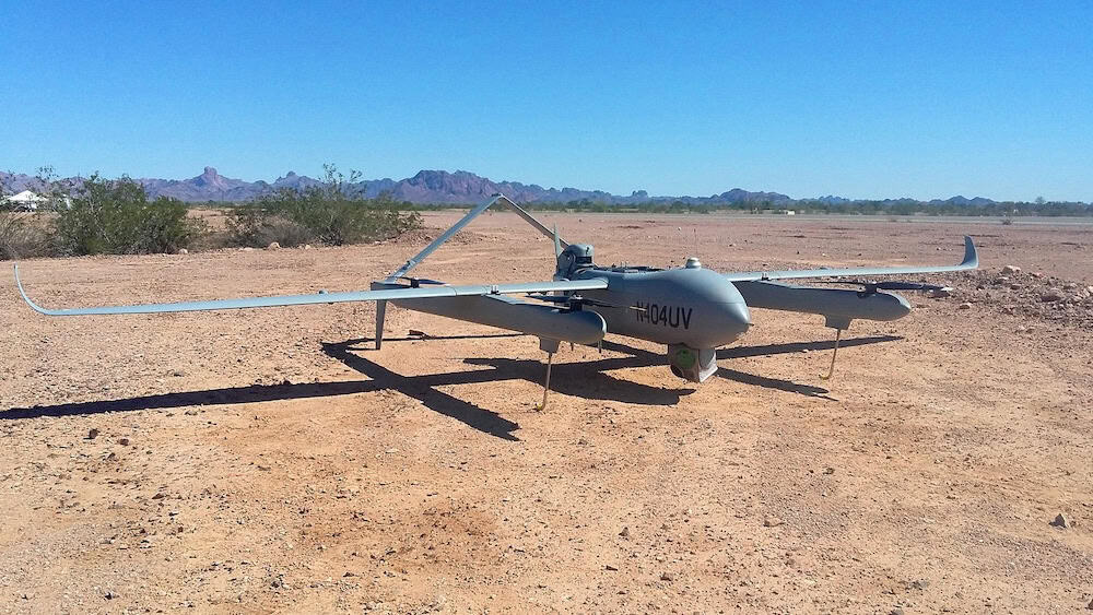 Aerosonde hybrid VTOL UAS