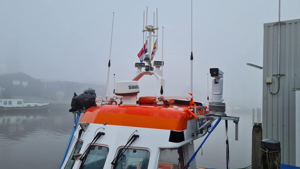 RSM 50 Mount with thermal camera installed on SAR vessel