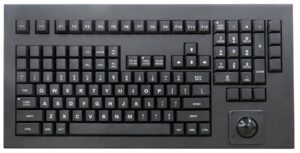 121-key Desktop Keyboard with Trackball