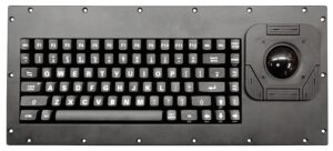 82-key Panel Mount Keyboard with Trackball