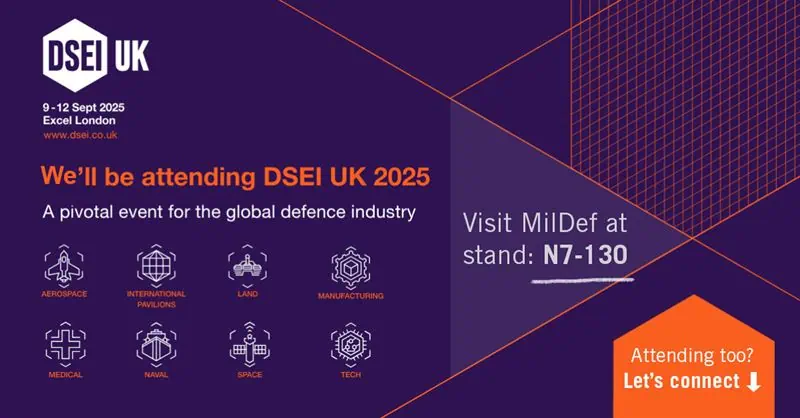 MilDef to Showcase Rugged Displays & Vehicle Electronics at DSEI 2025