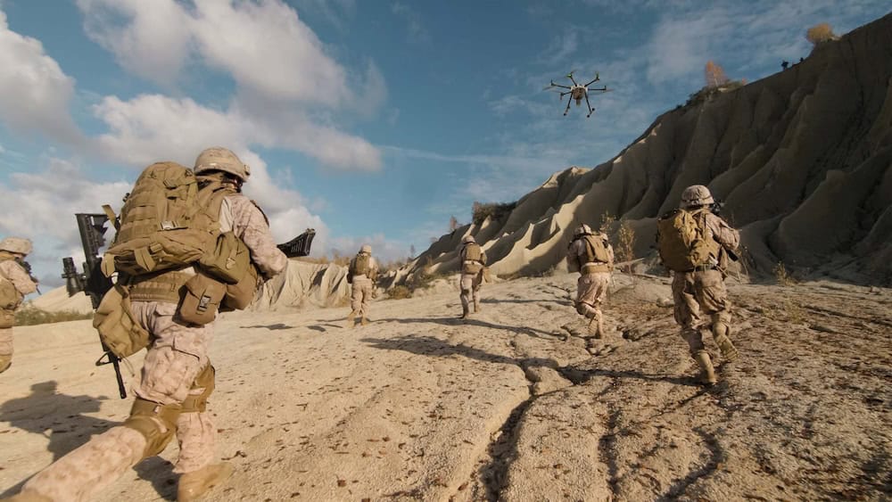 beyond vision military defense uavs
