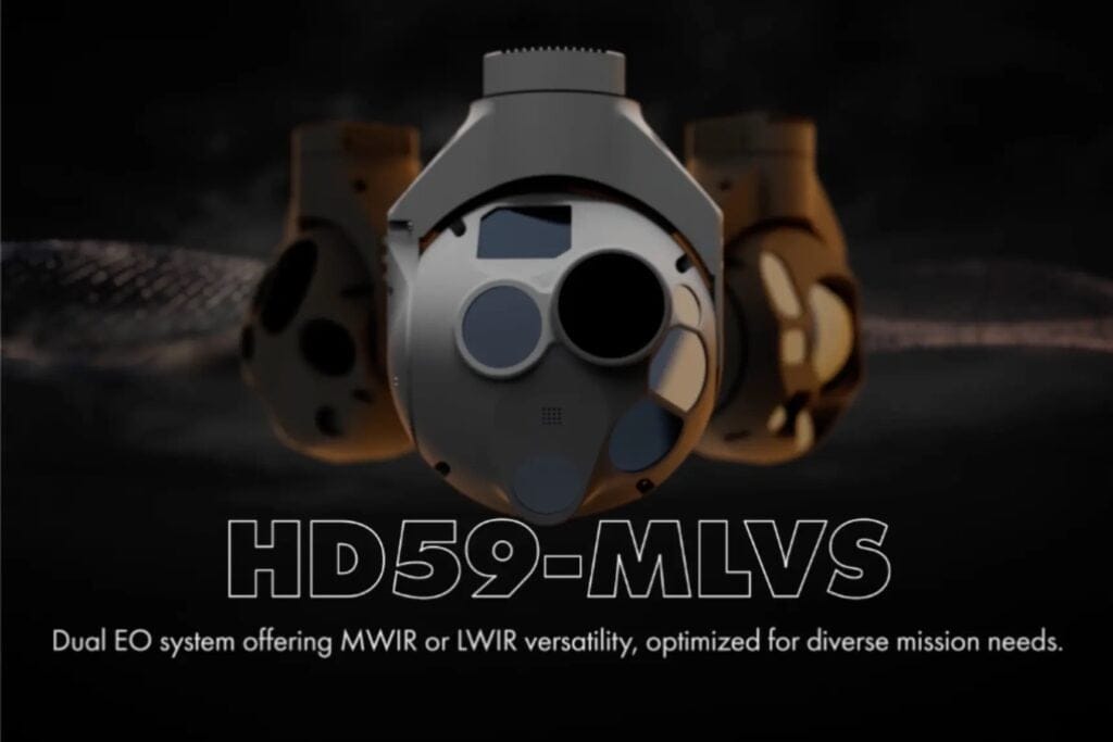 Sistema di imaging EO/IR HD59 di Trillium Engineering