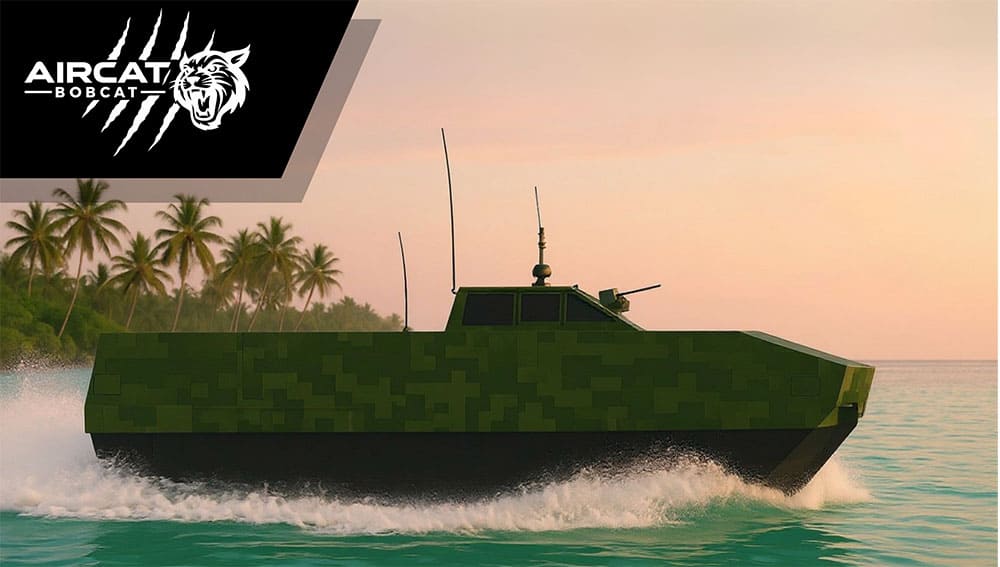 AIRCAT Bobcat ultra high-speed catamaran landing craft