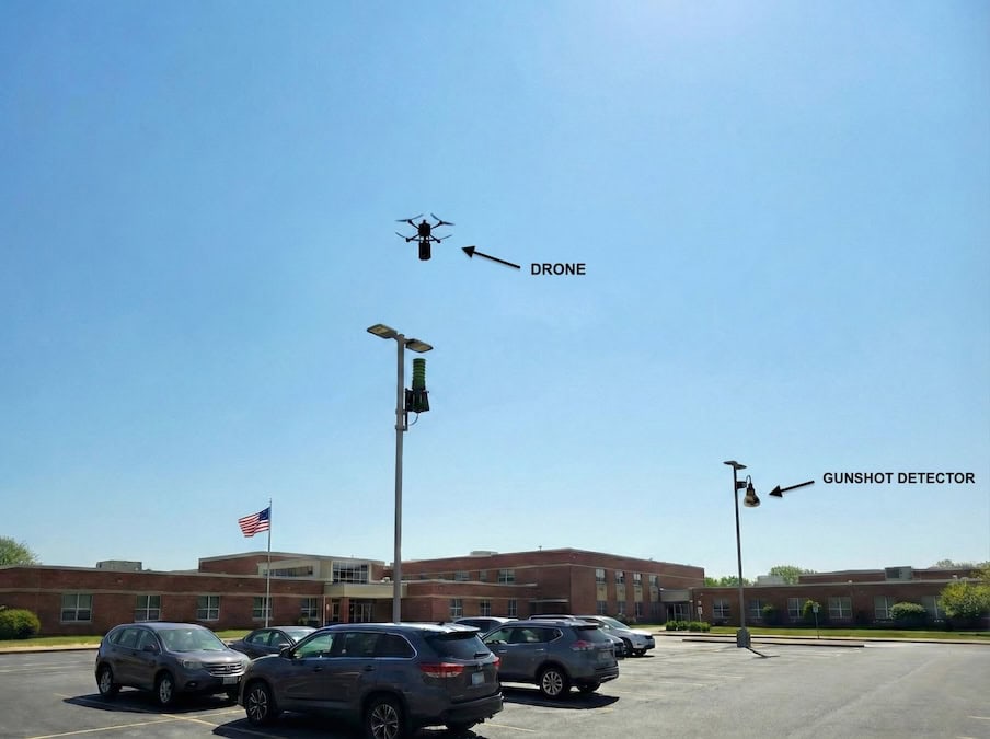 Autonomous Drone & Gunshot Detection System Enhances Public Safety Response