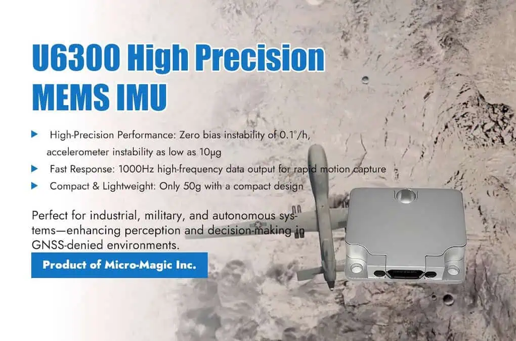 High-Precision MEMS IMUs for Autonomous Unmanned Systems & Robots